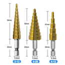 Brocas Titanium Kit 3 unidades