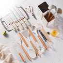 Kit Utensílios de Cozinha de Silicone Premium 19 Peças