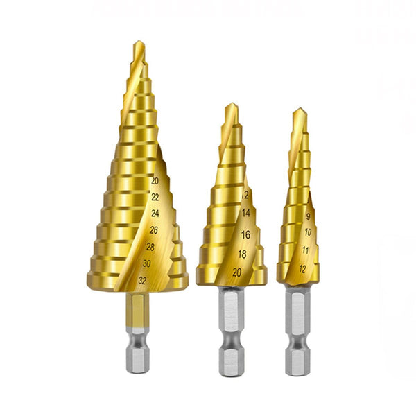 Brocas Titanium Kit 3 unidades