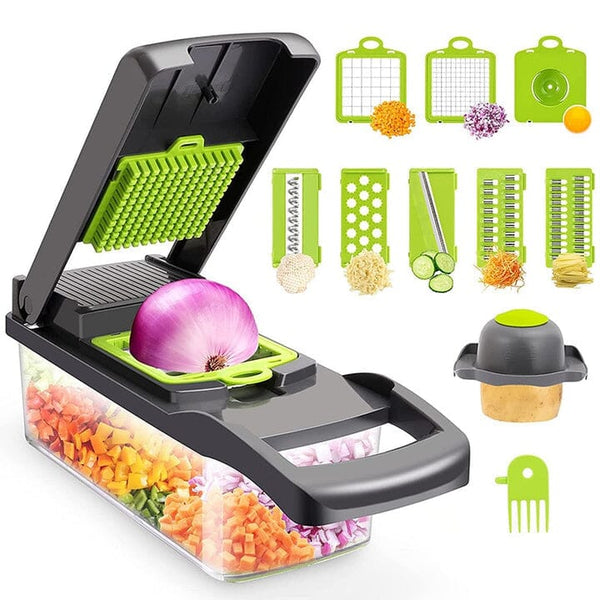 Cortador de legumes e frutas 8 em 1