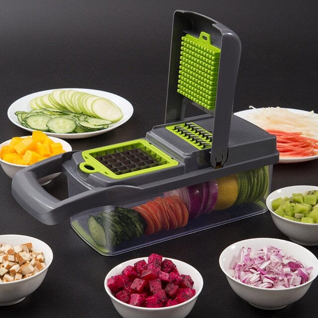 Cortador de legumes e frutas 8 em 1