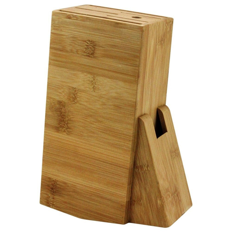 Organizador de Facas de Bambu com Design Compacto e Versátil