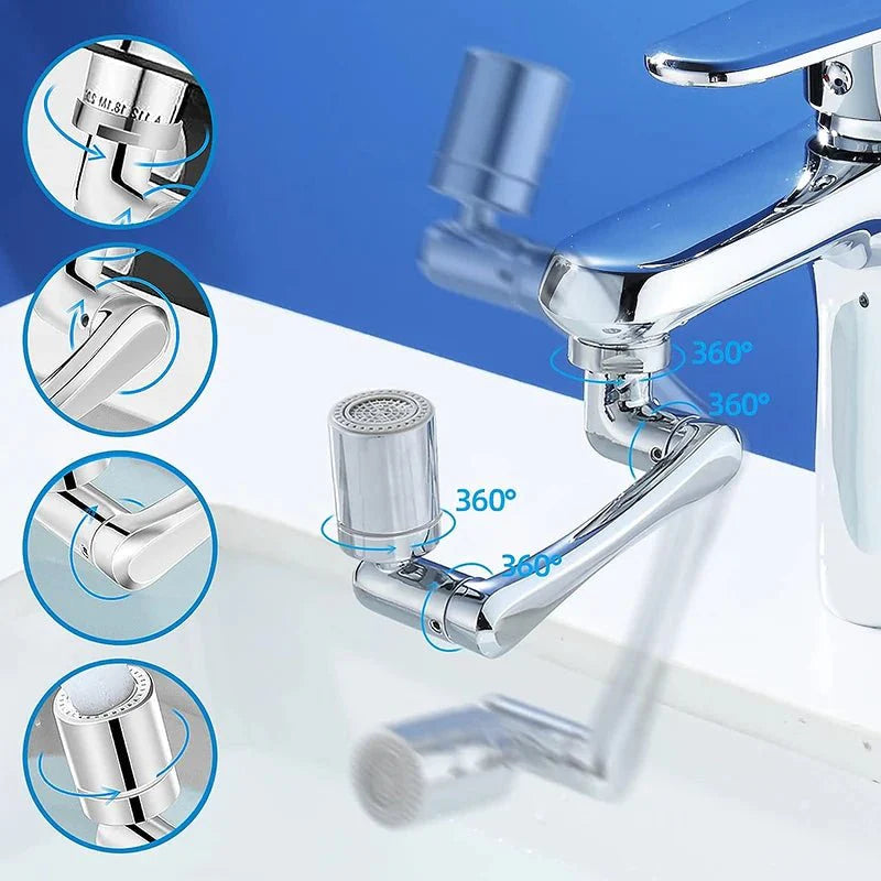 Extensor de Torneira FlexiJet™ – Rotação 1080°